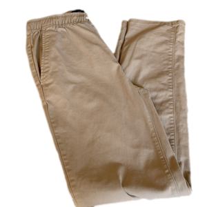 🌿Old Navy drawstring waist twill stone colored pants, size 14-16 slim🌿